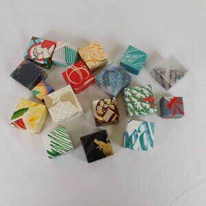 17 Origami Paper Handmade Folded Gift Box Boxes with Lids Various Sizes Styles